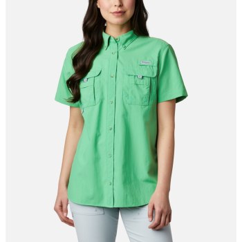 Columbia PFG Bahama Short Sleeve, Camisa Turquesa Para Mujer | 809672-IMJ